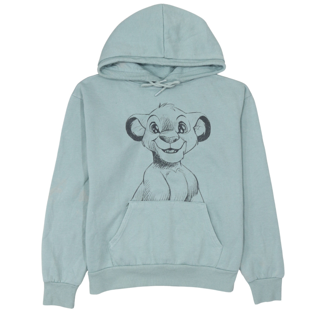 Disney Women Blue Simba Graphic Pullover Hoodie XS