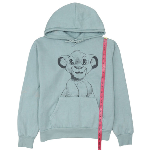 Disney Women Blue Simba Graphic Pullover Hoodie XS