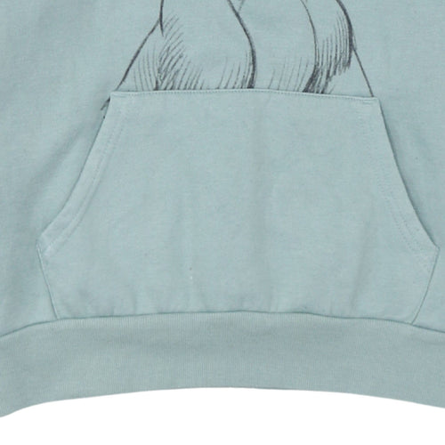 Disney Women Blue Simba Graphic Pullover Hoodie XS