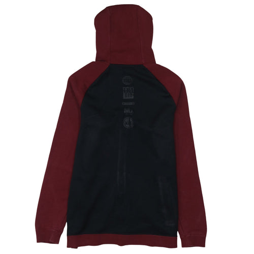 Nike Men's Red Full Zip Hoodie Size L Sportswear Fleece
