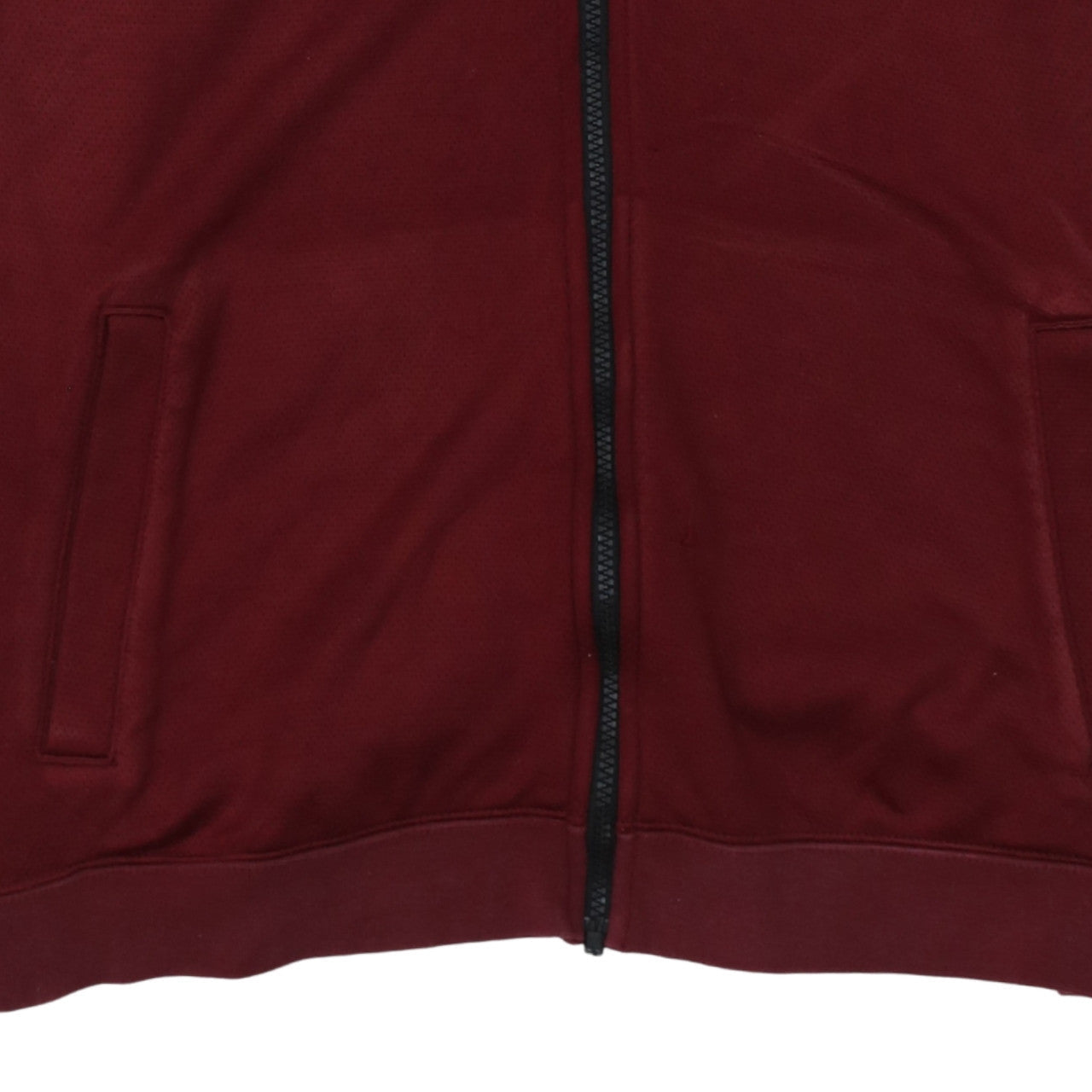 Nike Men's Red Full Zip Hoodie Size L Sportswear Fleece