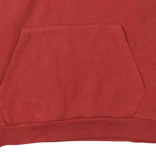 Puma Men's Red XL Pullover Hoodie Sweatshirt with Logo Print
