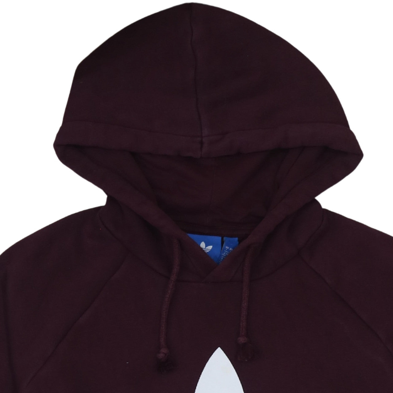 Adidas Men's Brown Pullover Hoodie L Regular Fit Graphic Logo Sweatshirt