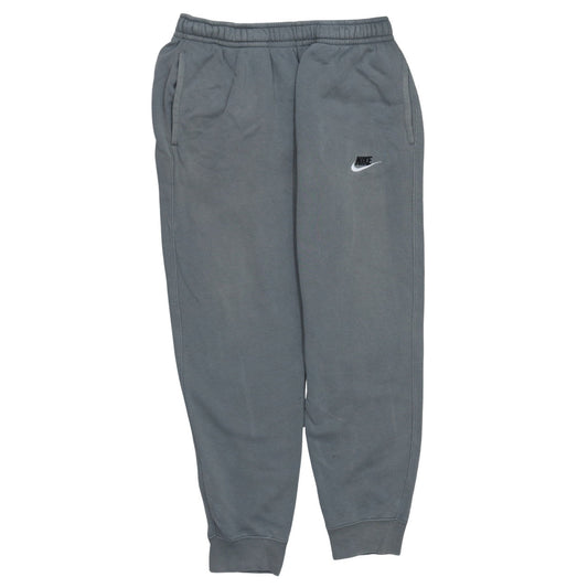 Nike Men's Grey Jogger Sweatpants M Regular Fit Fleece Activewear