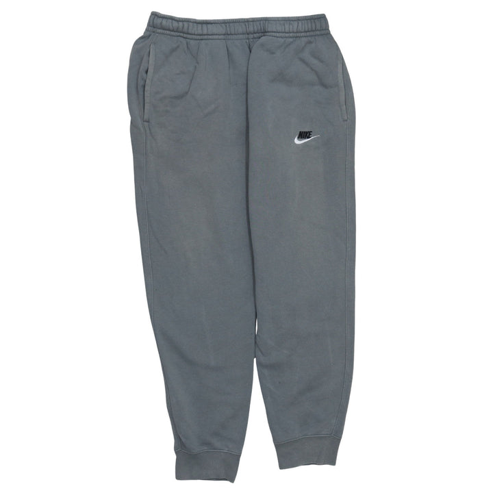 Nike Men's Grey Jogger Sweatpants M Regular Fit Fleece Activewear