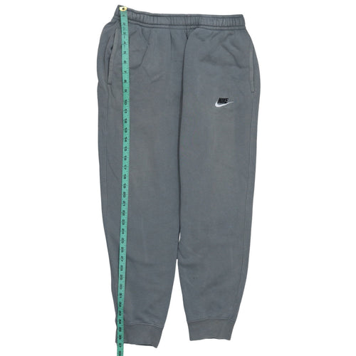 Nike Men's Grey Jogger Sweatpants M Regular Fit Fleece Activewear