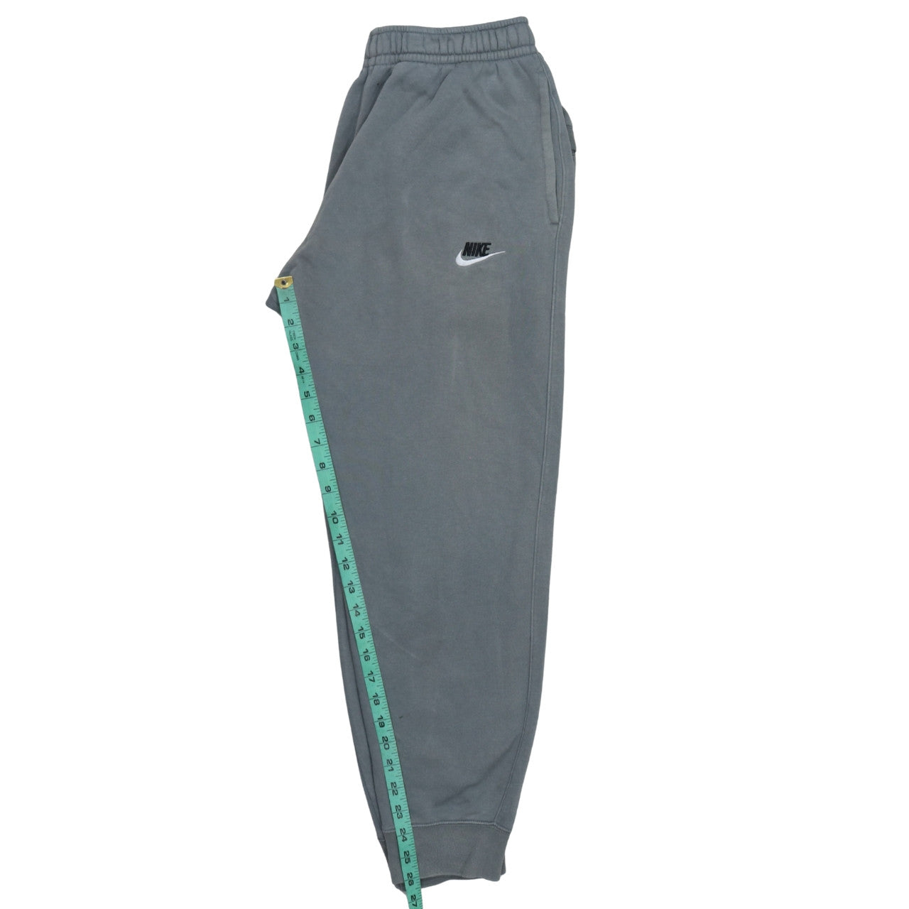 Nike Men's Grey Jogger Sweatpants M Regular Fit Fleece Activewear