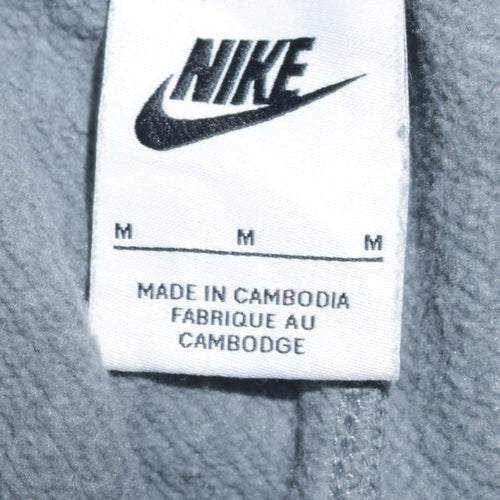 Nike Men's Grey Jogger Sweatpants M Regular Fit Fleece Activewear