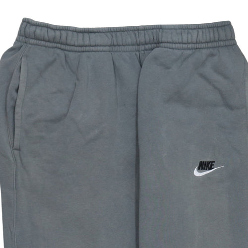 Nike Men's Grey Jogger Sweatpants M Regular Fit Fleece Activewear