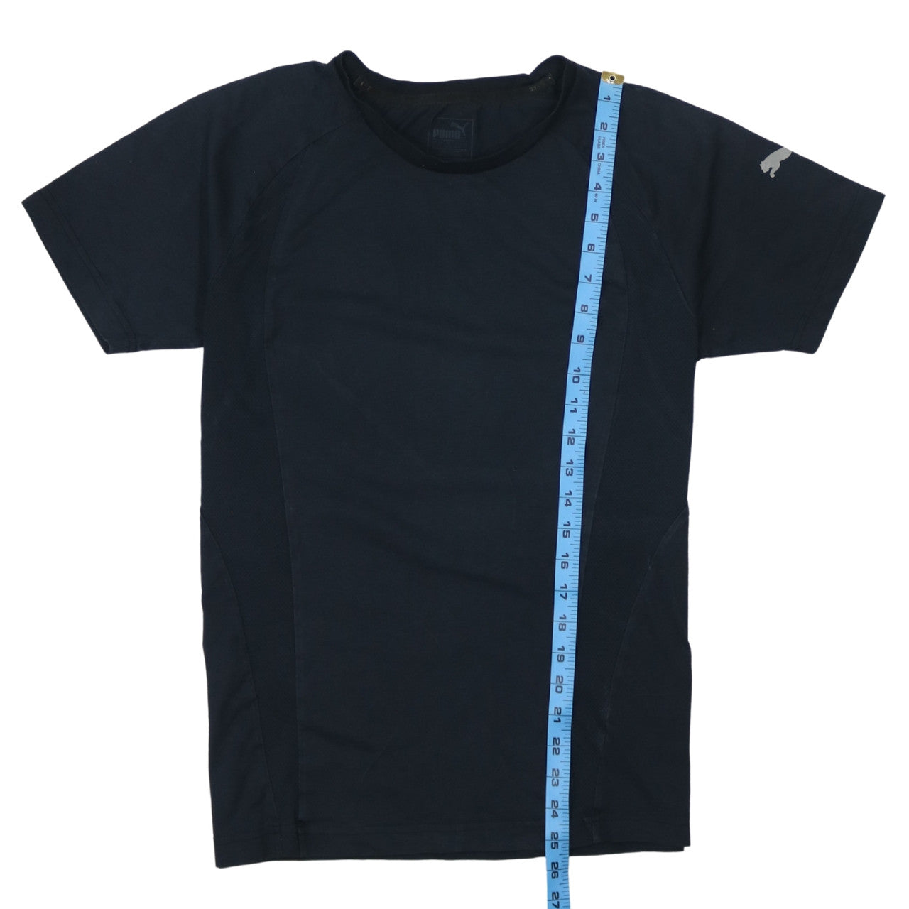 Puma Men's Black Small Athletic Fit Short Sleeve T-Shirt
