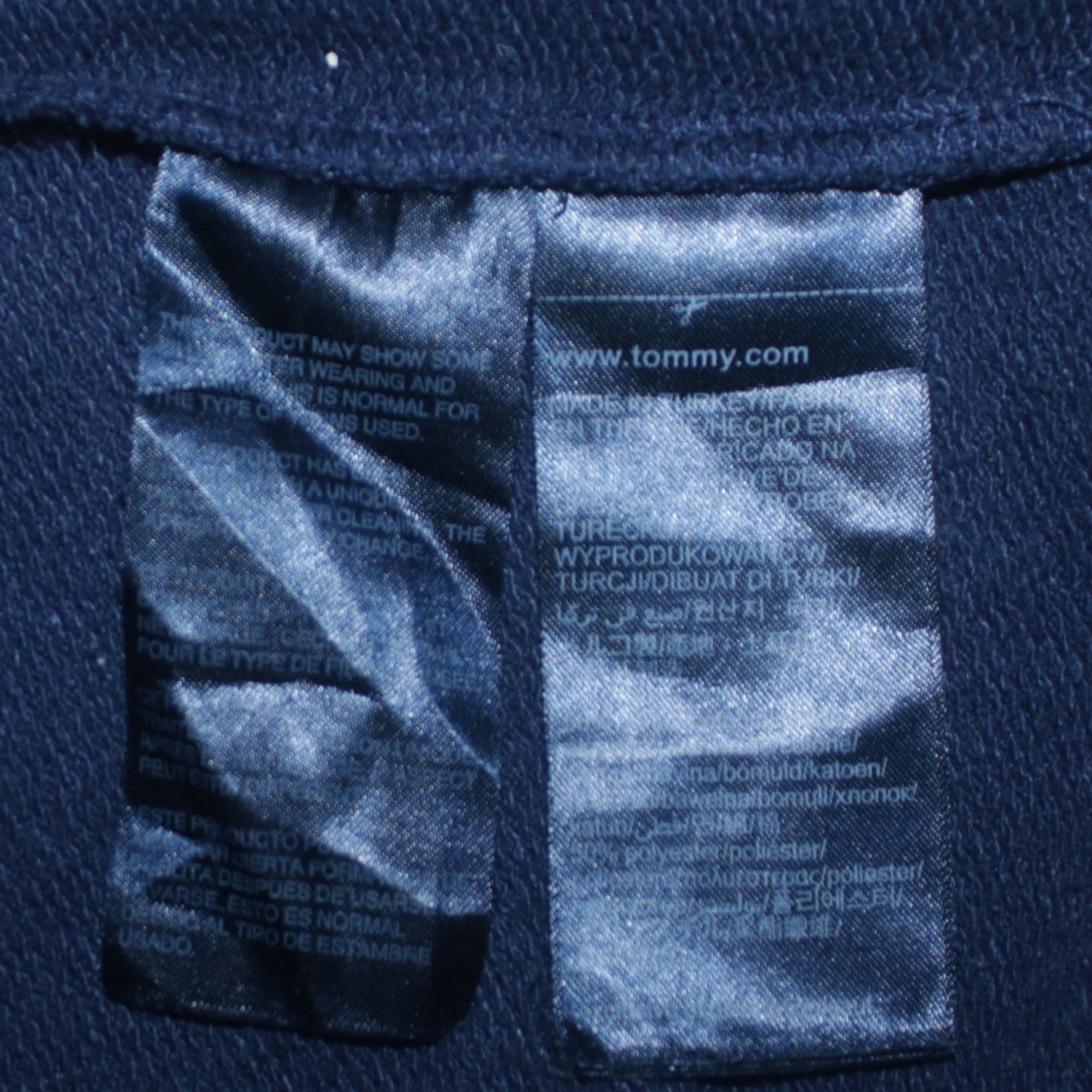 Tommy Jeans Womens Navy Blue Cotton Crew Neck Sweatshirt M