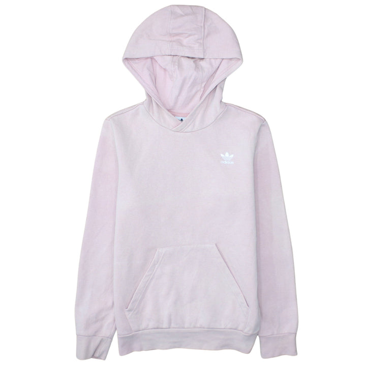 Adidas Girls Pink Pullover Hoodie 12-13 Years Hooded Fleece Sweatshirt