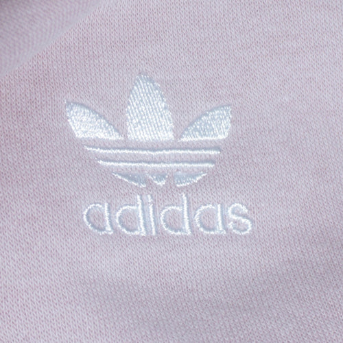 Adidas Girls Pink Pullover Hoodie 12-13 Years Hooded Fleece Sweatshirt