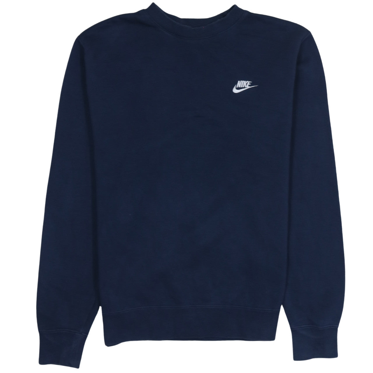 Nike Men Blue Crew Neck Pullover Sweatshirt Size S