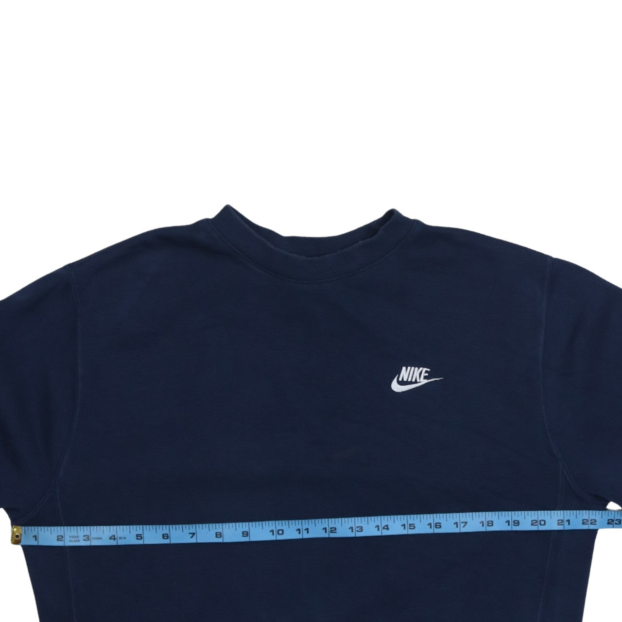 Nike Men Blue Crew Neck Pullover Sweatshirt Size S