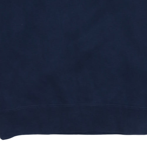 Nike Men Blue Crew Neck Pullover Sweatshirt Size S