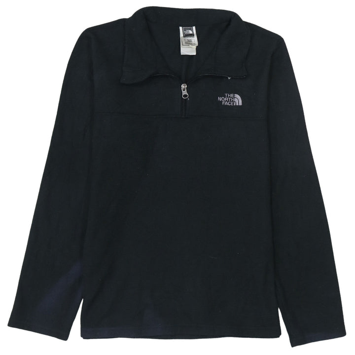 The North Face Boys Black Fleece Quarter Zip Pullover Sweatshirt XL 18-20