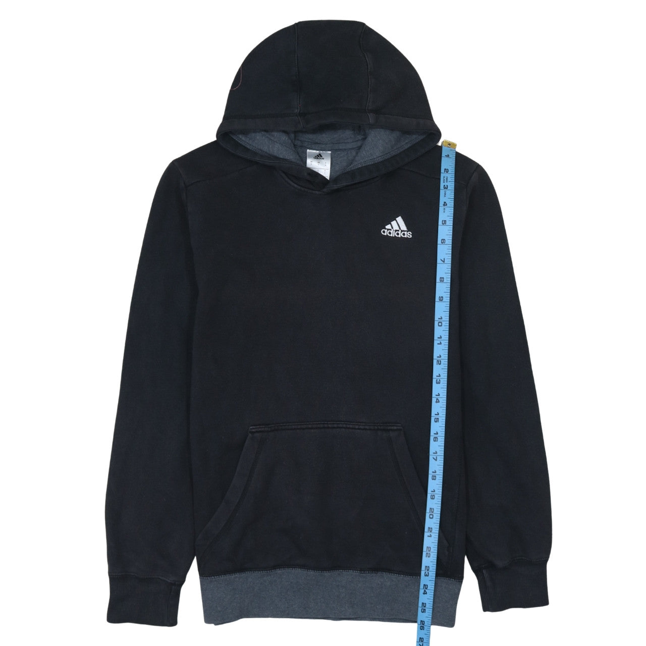 Adidas Men's Black Pullover Hoodie Small Regular Fit Sportswear