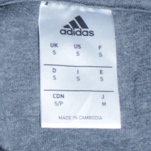 Adidas Men's Black Pullover Hoodie Small Regular Fit Sportswear