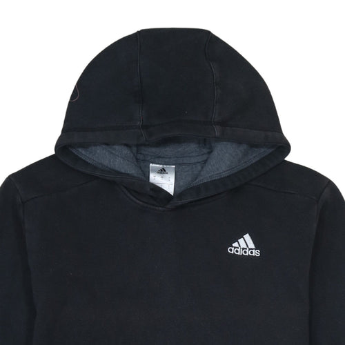 Adidas Men's Black Pullover Hoodie Small Regular Fit Sportswear