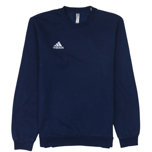 Adidas Men's Blue Crew Neck Pullover Sweatshirt Size S