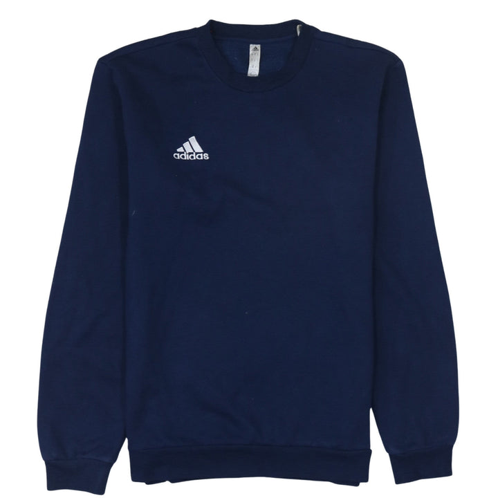 Adidas Men's Blue Crew Neck Pullover Sweatshirt Size S