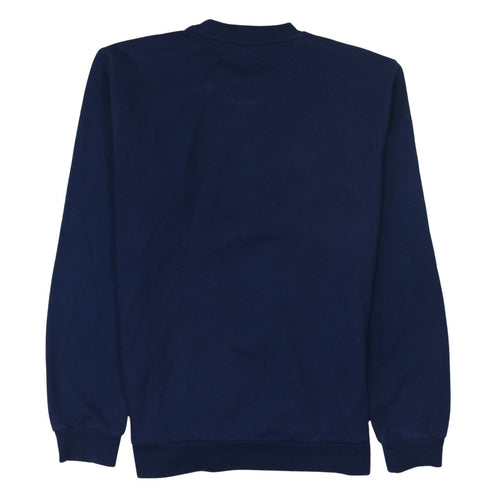 Adidas Men's Blue Crew Neck Pullover Sweatshirt Size S