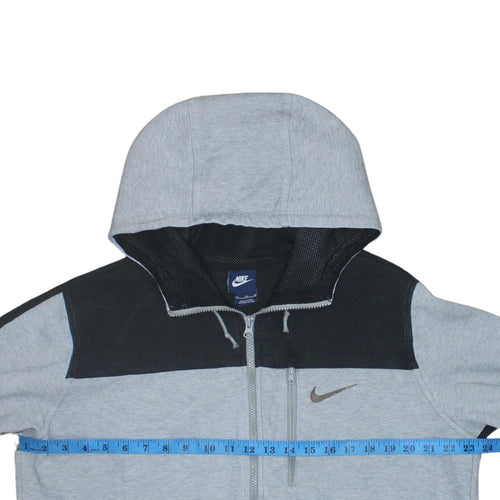 Nike Men's Grey Full Zip Hoodie XL Sportswear Sweatshirt
