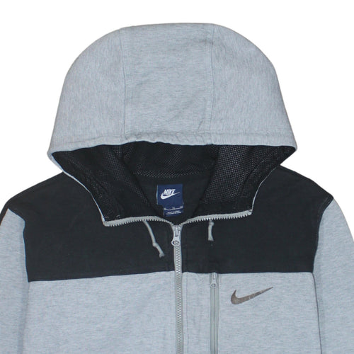 Nike Men's Grey Full Zip Hoodie XL Sportswear Sweatshirt