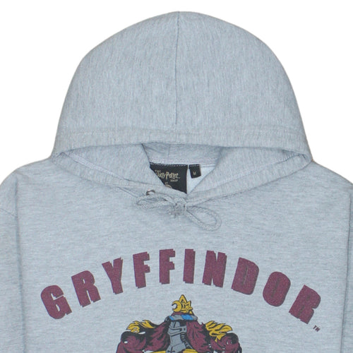 Harry Potter Gryffindor Grey Hoodie Men M Pullover Fleece Sweatshirt