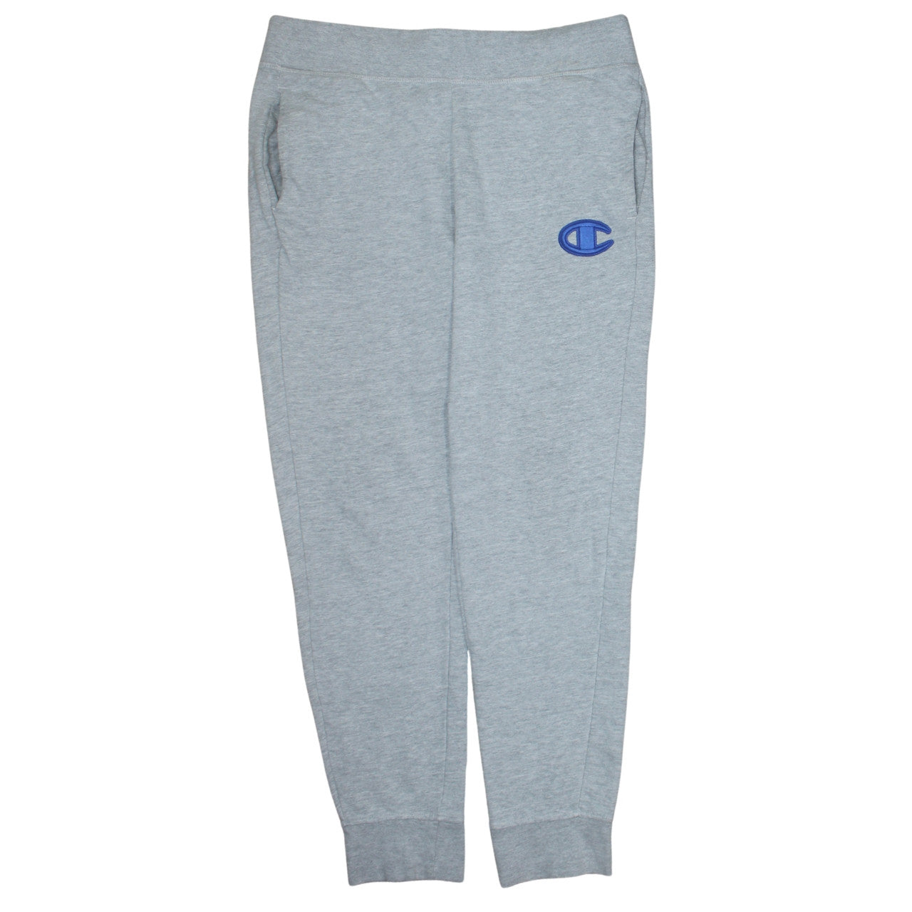 Champion Men's Grey Jogger Sweatpants L Regular Fit Activewear