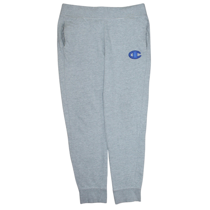 Champion Men's Grey Jogger Sweatpants L Regular Fit Activewear