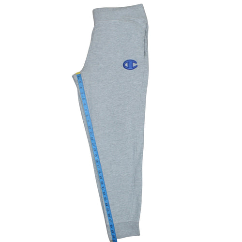 Champion Men's Grey Jogger Sweatpants L Regular Fit Activewear