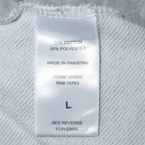 Champion Men's Grey Jogger Sweatpants L Regular Fit Activewear