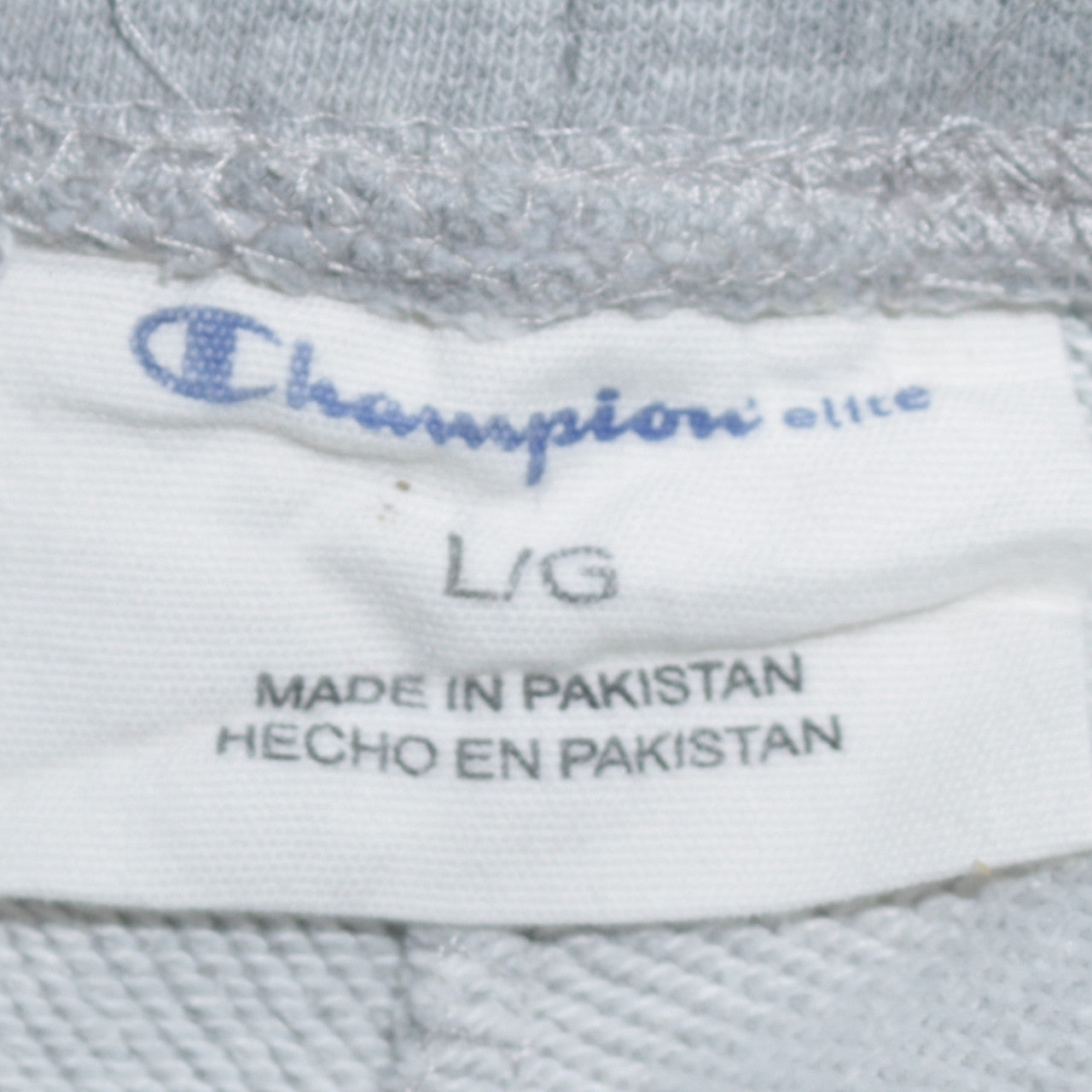 Champion Men's Grey Jogger Sweatpants L Regular Fit Activewear