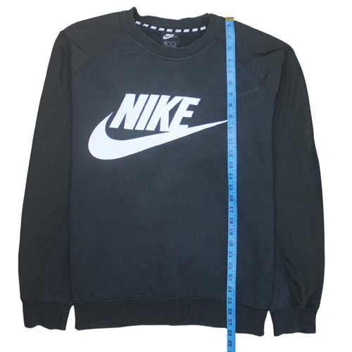 Nike Men's Black XL Crew Neck Pullover Graphic Logo Sweatshirt