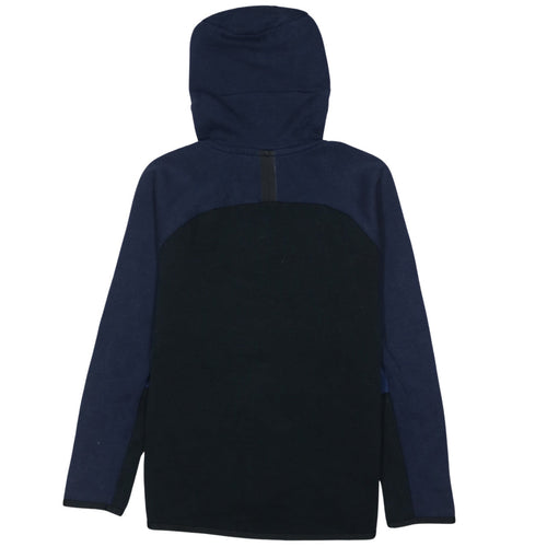 Nike Boys Blue & Black Full Zip Hoodie XL 13-15 Years Fleece Lined