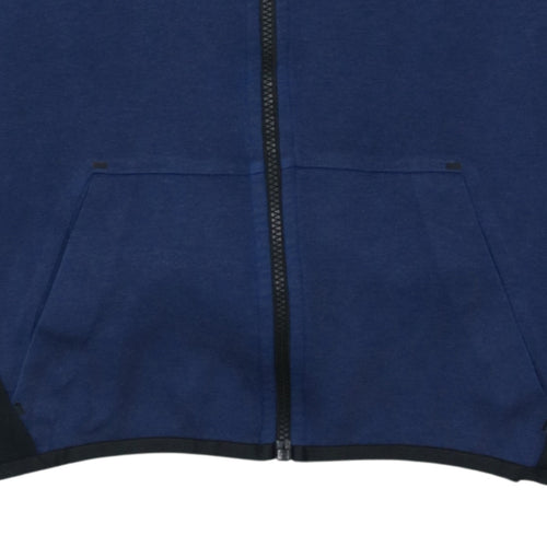 Nike Boys Blue & Black Full Zip Hoodie XL 13-15 Years Fleece Lined