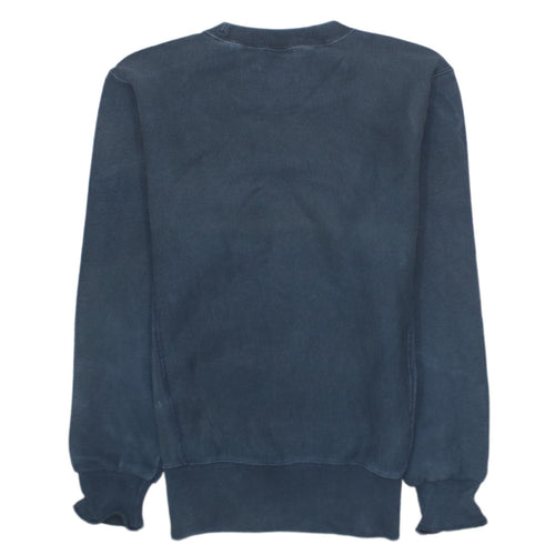 Champion Men's Blue Reverse Weave Sweatshirt Small Classic Pullover