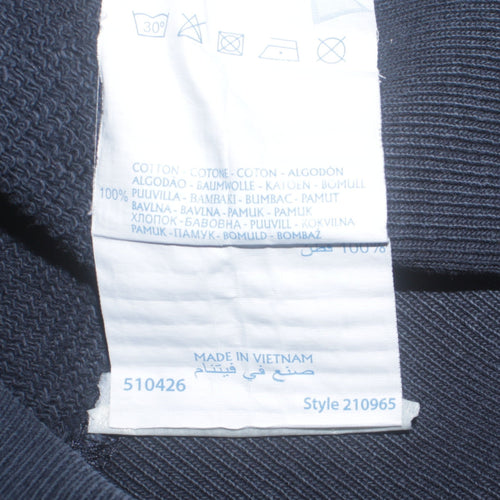 Champion Men's Blue Reverse Weave Sweatshirt Small Classic Pullover
