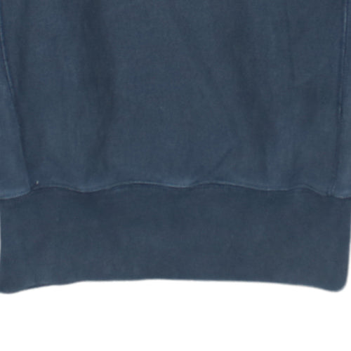 Champion Men's Blue Reverse Weave Sweatshirt Small Classic Pullover