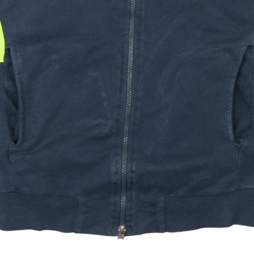 Lotto Men's Blue Cotton Track Jacket Size L Full Zip Sportswear