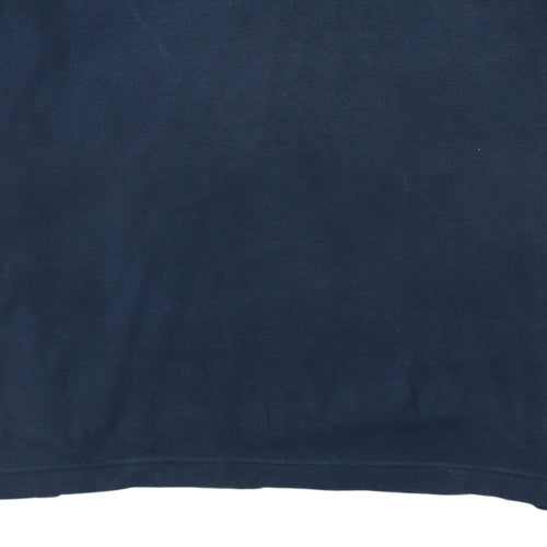 Fila Men’s Blue XL Classic Cotton Short Sleeve Polo Shirt