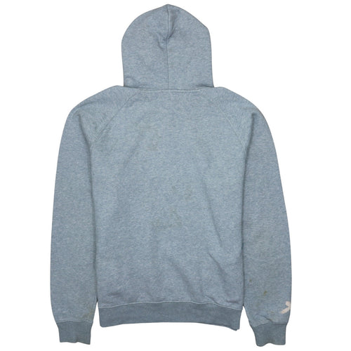 Nike Men's Grey Pullover Hoodie L Graphic Print Just Do It Sports