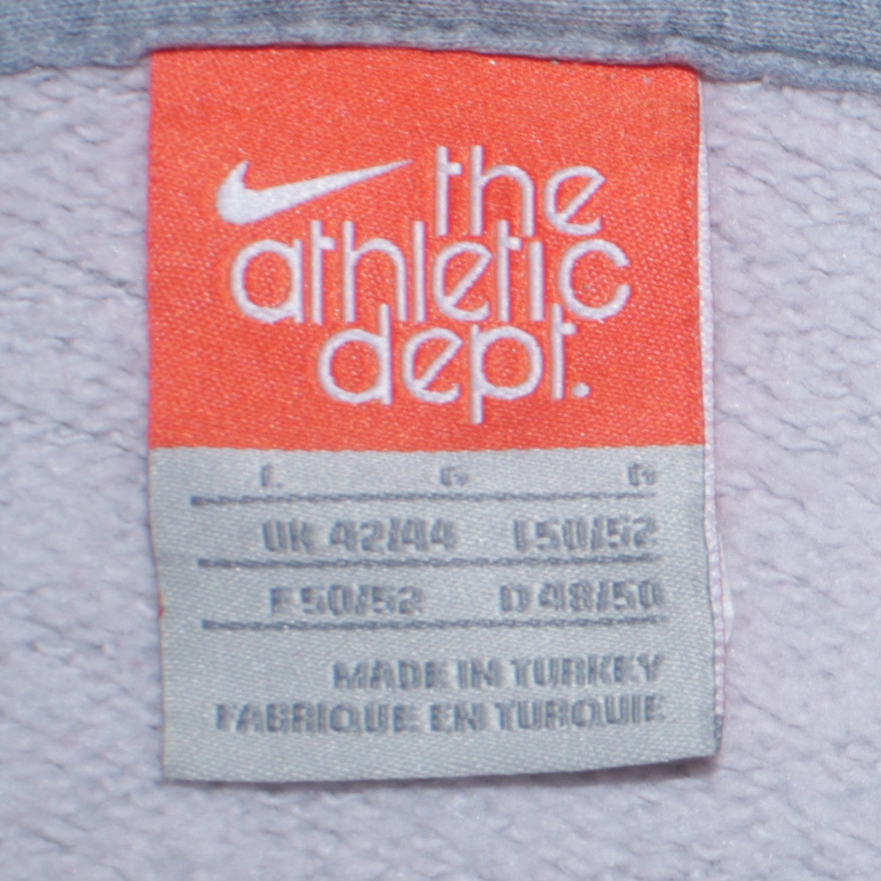 Nike Men's Grey Pullover Hoodie L Graphic Print Just Do It Sports