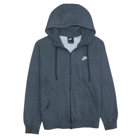 Nike Men's Grey Full Zip Hoodie Size M Regular Fit