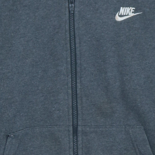 Nike Men's Grey Full Zip Hoodie Size M Regular Fit