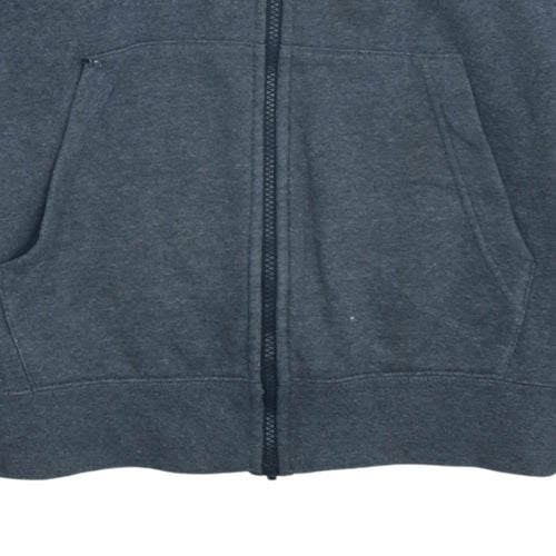 Nike Men's Grey Full Zip Hoodie Size M Regular Fit