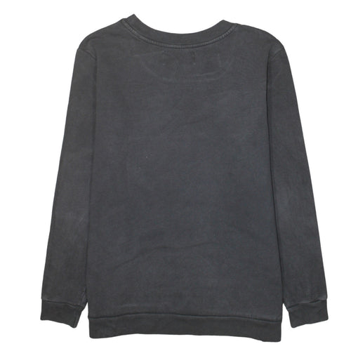 Calvin Klein Jeans Men's Black Logo Sweatshirt L Crew Neck Fleece