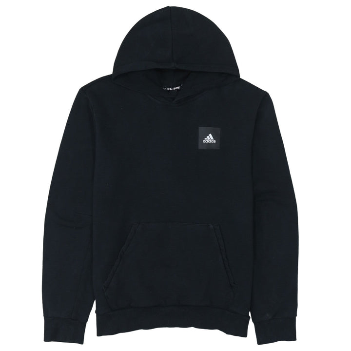 adidas Men's Black Pullover Hoodie Medium Graphic Sportswear